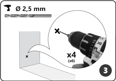 B3 Rullo sieta uzstādīšana
